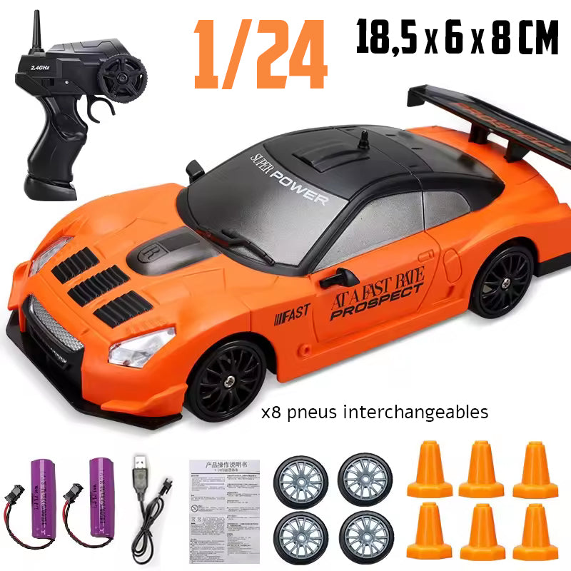 Voiture Télécommandée Orange - RC Télécommandé