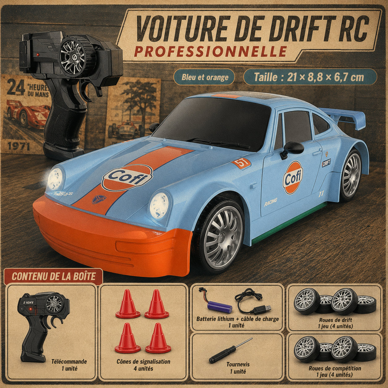 Voiture Télécommandée Vintage